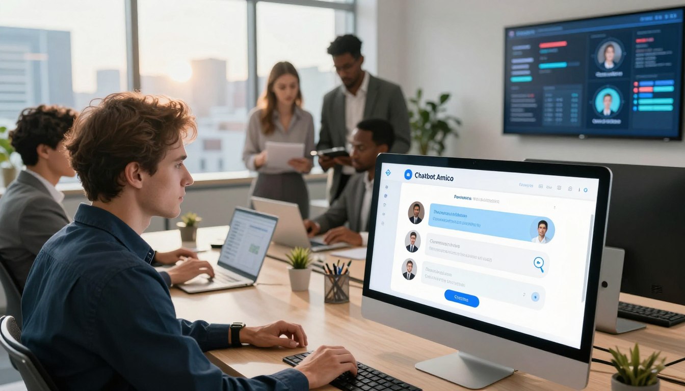 Chatbot Amico vs Knowledge-Base Chatbots