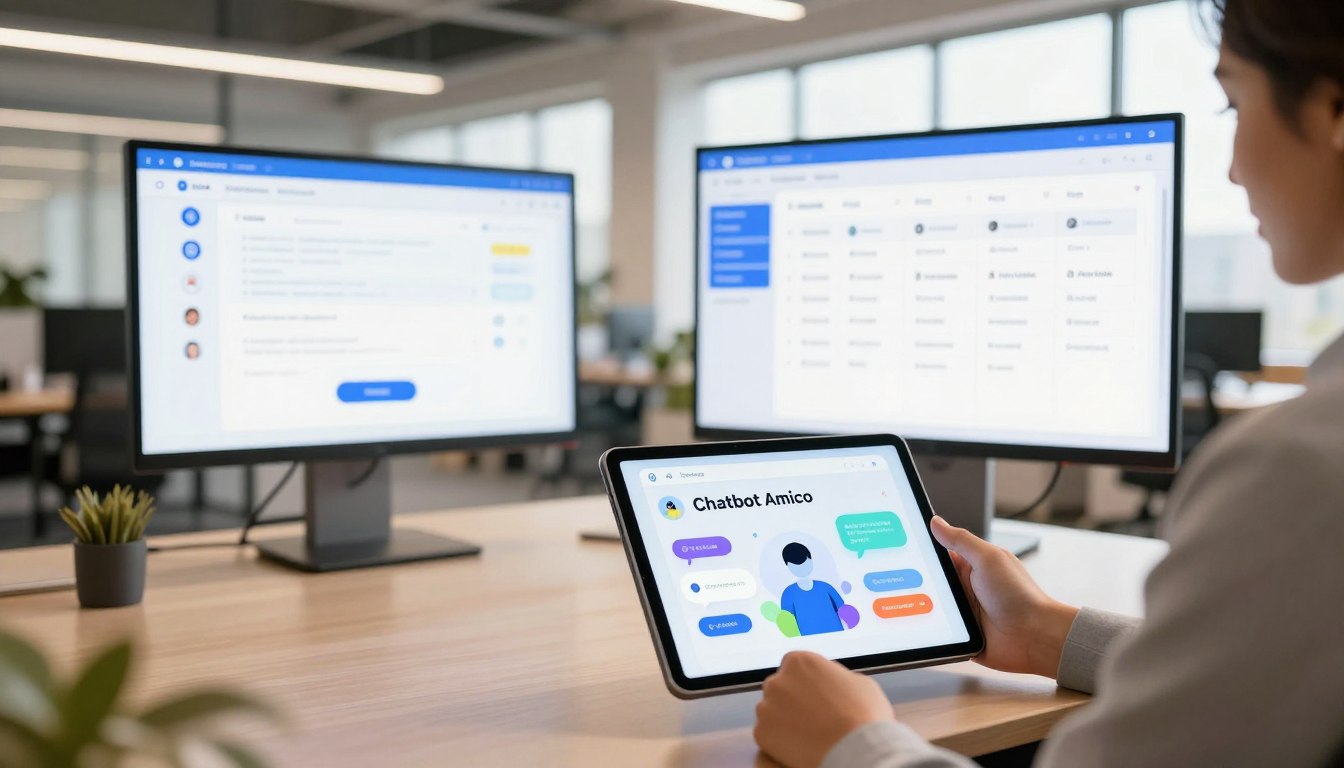 Chatbot Amico vs Structured UX Bots