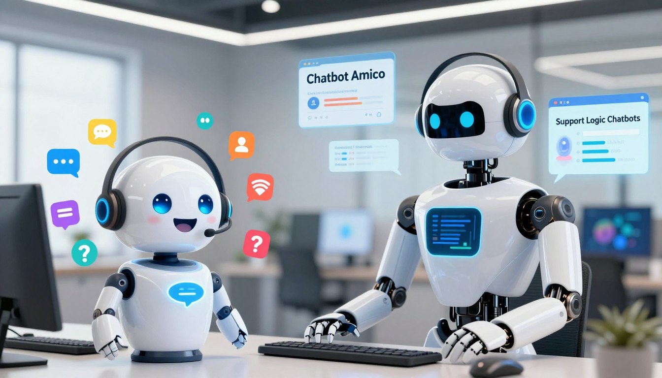Chatbot Amico vs Support Logic Chatbots