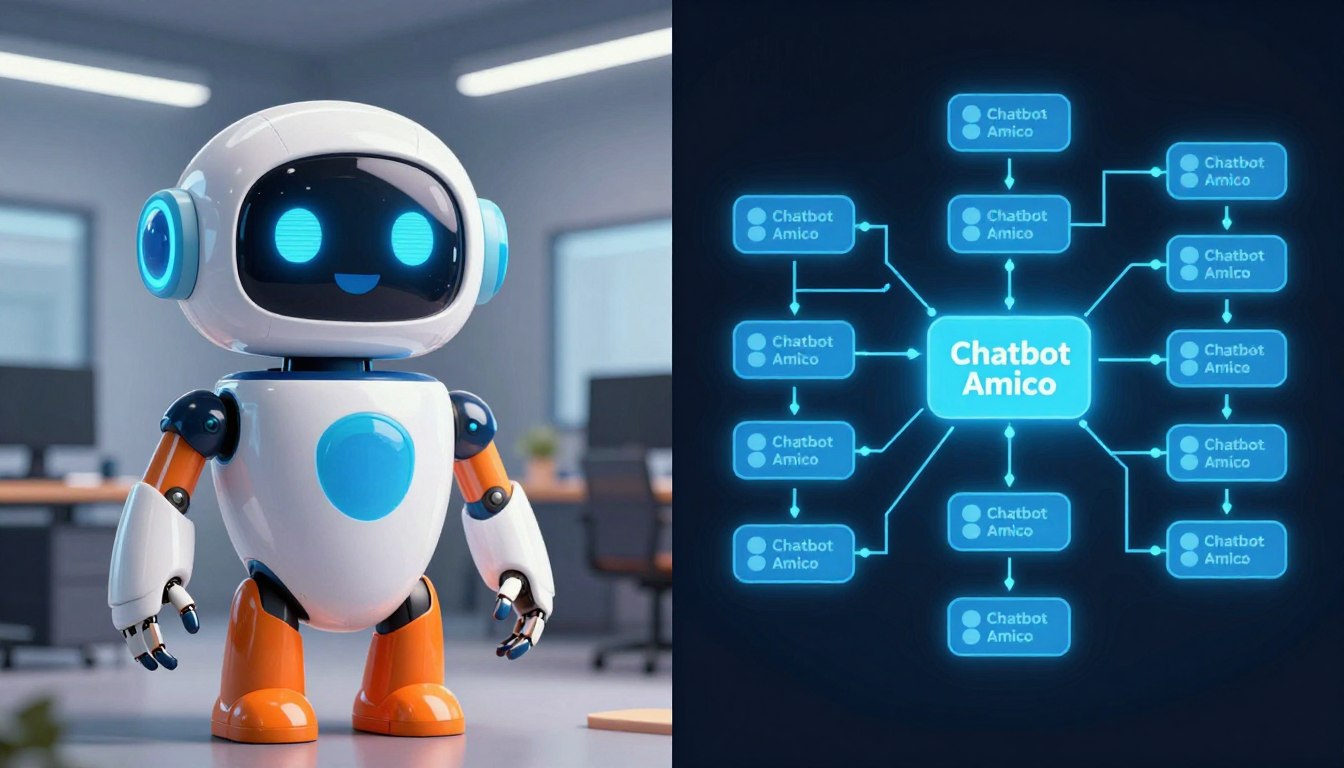 Chatbot Amico vs Flow-Based Chatbot Builders